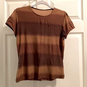 Vintage Striped Crop Shirt